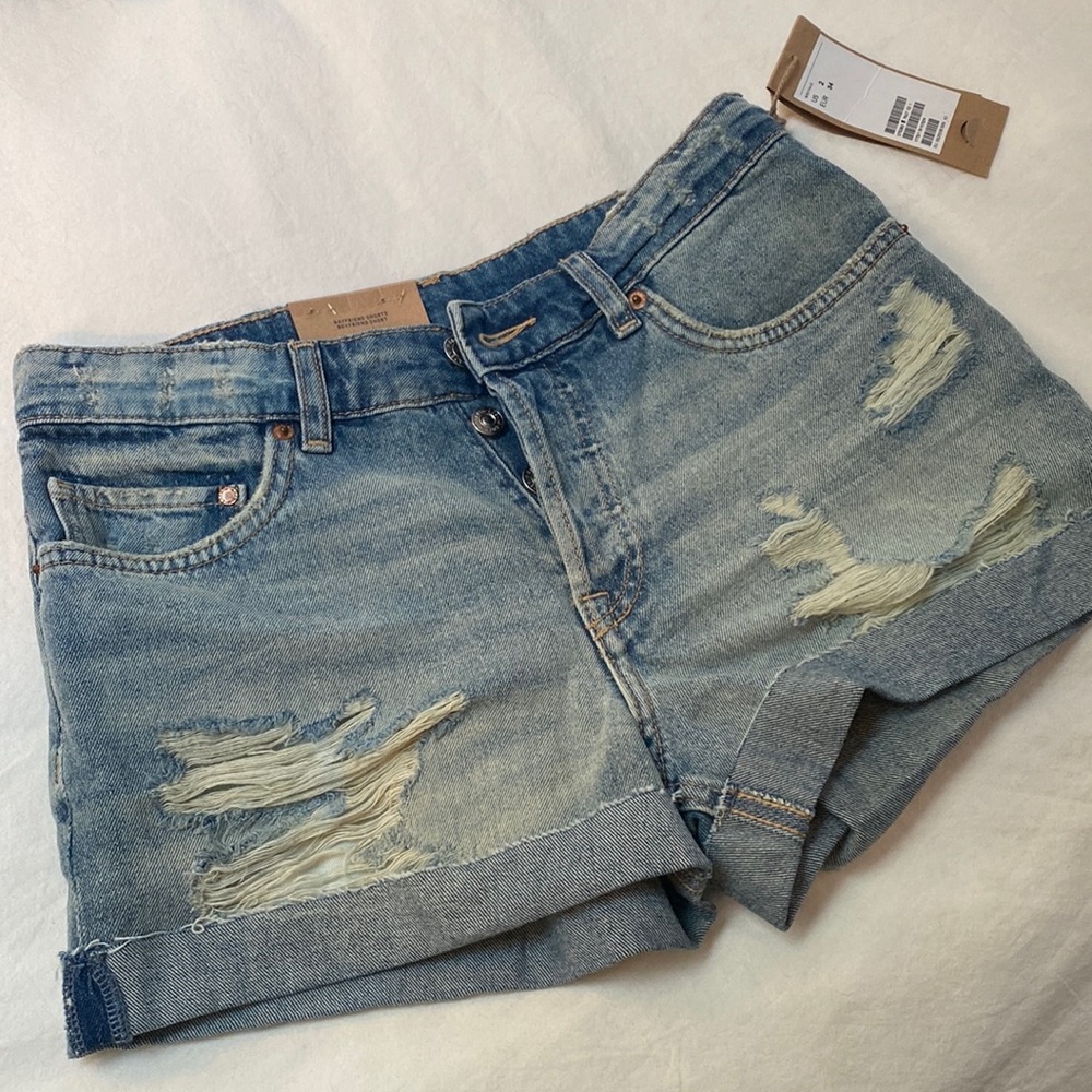 Boyfriend Style Denim / Jean Shorts; brand new!